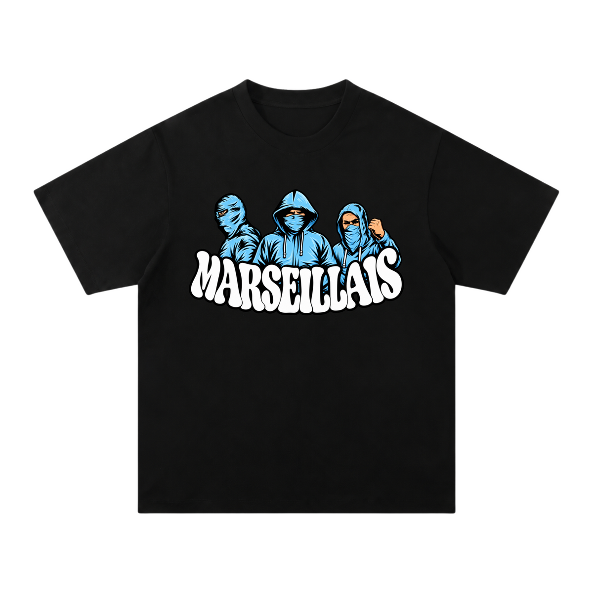 Marseillais T-Shirt Black